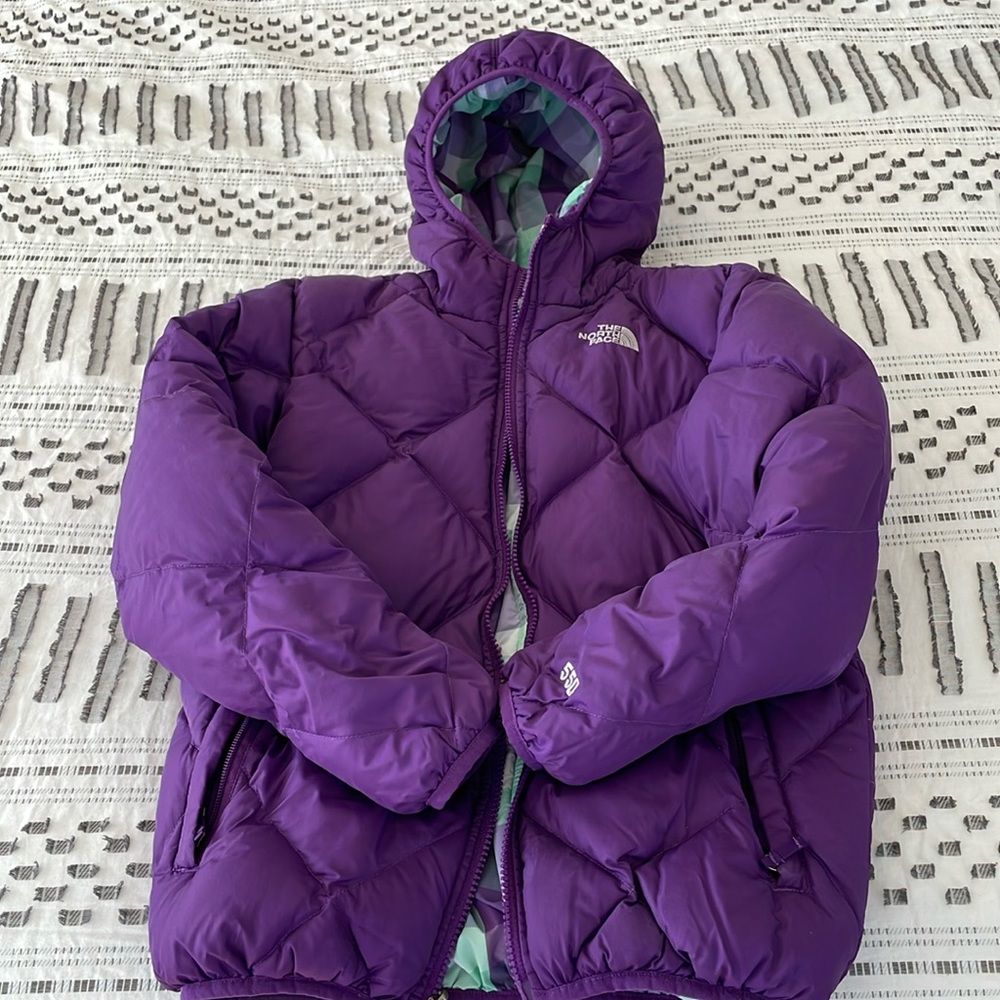 Girls reversible Northface Coat size 14/16